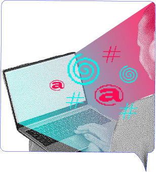 Persona en computador